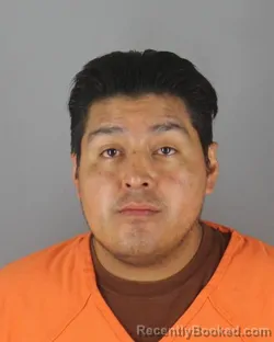 Mugshot of Wilson Ramiro Ronquillo Toapanta booked in Hennepin County, Minnesota on October 12, 2026