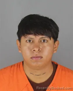 Mugshot of Darwin Favian Toapanta Velasque booked in Hennepin County, Minnesota on October 12, 2026