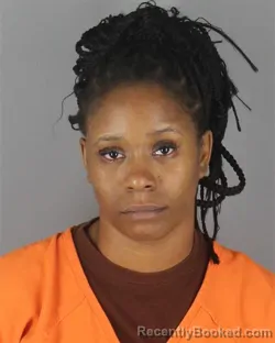 Mugshot of Marshai Shanise Darrington booked in Hennepin County, Minnesota on October 12, 2026