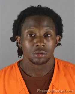 Mugshot of Edvonte Shaquille Hibbler booked in Hennepin County, Minnesota on October 12, 2026