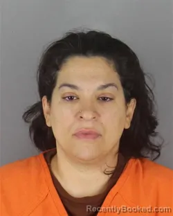 Mugshot of Aida Cantu-Reza booked in Hennepin County, Minnesota on October 12, 2026