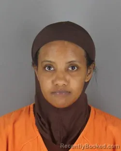 Mugshot of Hawo Ahmed Farah booked in Hennepin County, Minnesota on October 13, 2026