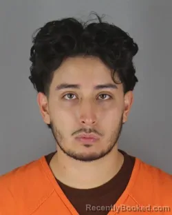 Mugshot of Brayan Eduardo Perez Munoz booked in Hennepin County, Minnesota on October 14, 2026