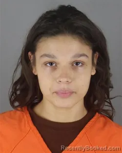 Mugshot of Isabella Rose Bork booked in Hennepin County, Minnesota on October 14, 2026