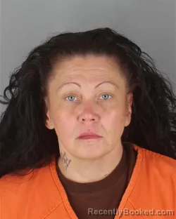 Mugshot of Nicole Christine Hanson booked in Hennepin County, Minnesota on October 15, 2026