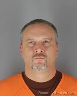 Mugshot of Ryan Lee Olson booked in Hennepin County, Minnesota on October 15, 2026