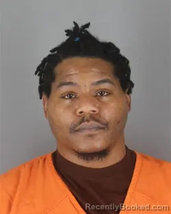 Mugshot of Santino Nashawn Kimble booked in Hennepin County, Minnesota on October 15, 2026