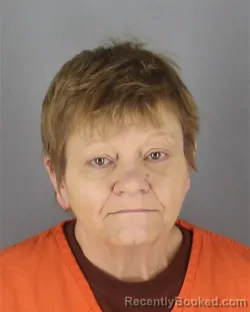 Mugshot of Denise Gail Shurson booked in Hennepin County, Minnesota on October 18, 2026