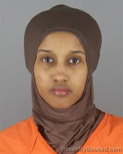 Mugshot of Dollara Muktar Mohamed booked in Hennepin County, Minnesota on October 20, 2026
