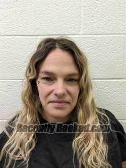 Mugshot of BRIDGET ANN SAMUEL booked in Rutherford County, North Carolina on July 3, 2026