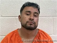 Mugshot of Gonzalo Jusus Serrcano Escamilla booked in Rutherford County, North Carolina on August 9, 2026