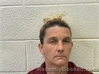 Mugshot of Candie Ann Randolph booked in Rutherford County, North Carolina on August 20, 2026