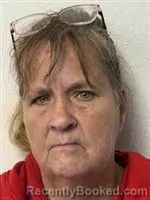 Mugshot of Barbie Jeanette Boone booked in Rutherford County, North Carolina on October 12, 2026