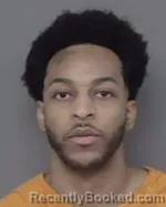 Mugshot of Santrion Malachi Akpan booked in Isanti County, Minnesota on April 22, 2026