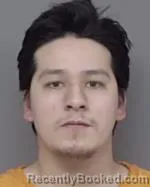 Mugshot of Justin Jordan Saldana booked in Isanti County, Minnesota on April 22, 2026