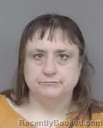 Mugshot of Kimberly Joy Mikush booked in Isanti County, Minnesota on April 27, 2026