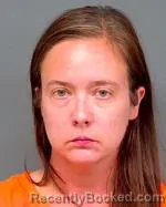 Mugshot of Ember Janet Junger booked in Isanti County, Minnesota on August 21, 2026