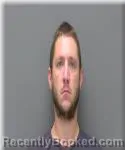 Mugshot of Travis Hughes booked in Kanabec County, Minnesota on August 9, 2026