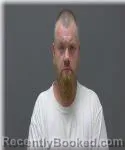 Mugshot of Ryan Mosher booked in Kanabec County, Minnesota on August 14, 2026