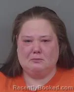 Mugshot of Danielle Ann Sward booked in Kandiyohi County, Minnesota on May 3, 2026