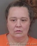 Mugshot of Angela Renee Pichon booked in Kandiyohi County, Minnesota on June 22, 2026