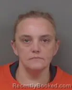 Mugshot of Sarah Anna Spaulding booked in Kandiyohi County, Minnesota on July 6, 2026