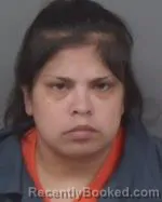 Mugshot of Leslie Ann Guzman booked in Kandiyohi County, Minnesota on July 15, 2026
