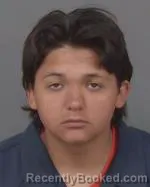 Mugshot of Nevaeh Daniell Estrada booked in Kandiyohi County, Minnesota on September 4, 2026