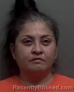 Mugshot of Beatriz Adriana Hernandez booked in Lac Qui Parle County, Minnesota on July 11, 2026