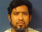 Mugshot of Carlos Meza Cabrera booked in Sampson County, North Carolina on August 14, 2026