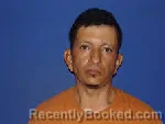 Mugshot of Israel Vega Sanchez booked in Sampson County, North Carolina on April 19, 2026