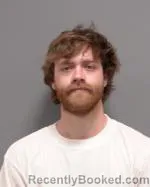 Mugshot of Justin Thomas Shoemaker booked in Le Sueur County, Minnesota on March 22, 2026