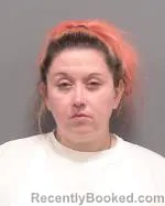 Mugshot of Brittney Starr Mills booked in Le Sueur County, Minnesota on June 21, 2026