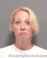 Mugshot of Lindsay Meredith Farlow booked in Le Sueur County, Minnesota on July 24, 2026