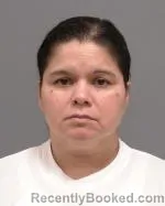 Mugshot of Mayra Barajas booked in Le Sueur County, Minnesota on August 18, 2026
