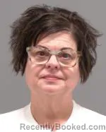 Mugshot of Angela Lynn Bigaouette booked in Le Sueur County, Minnesota on August 22, 2026