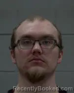 Mugshot of Liam James Teetzel booked in McLeod County, Minnesota on April 13, 2026