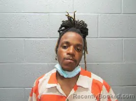 Mugshot of RAHEEM DAVIS booked in Scotland County, North Carolina on May 21, 2026