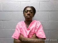 Mugshot of Kendressia Monique Wright booked in Scotland County, North Carolina on September 12, 2026