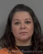 Mugshot of April Ann Schmitz booked in Morrison County, Minnesota on April 1, 2026