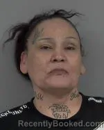 Mugshot of Linda Marie Stately booked in Morrison County, Minnesota on April 3, 2026