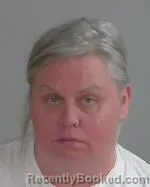 Mugshot of Amber Kay Heyer booked in Nicollet County, Minnesota on March 17, 2026