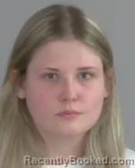 Mugshot of Madisyn Nicole Leona Riemer-Anderson booked in Nicollet County, Minnesota on March 27, 2026