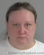 Mugshot of Amanda Sue Jaeger booked in Nicollet County, Minnesota on March 27, 2026