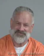 Mugshot of Ron Edward Hansen booked in Nicollet County, Minnesota on July 18, 2026