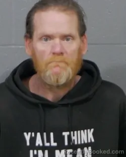 Booking photo from Stanly County, North Carolina