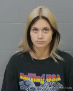 Mugshot of Savannah Ray Myers booked in Stanly County, North Carolina on September 12, 2026