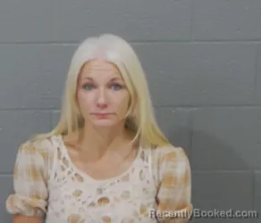 Mugshot of Danielle Crompton Evans booked in Stanly County, North Carolina on October 2, 2026
