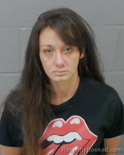 Mugshot of Chellie Marie Threatt booked in Stanly County, North Carolina on October 12, 2026