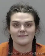Mugshot of Miah Grace Merkins booked in Renville County, Minnesota on June 19, 2026
